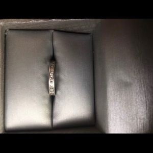 Zales 1/2 Carat princess cut channel set
